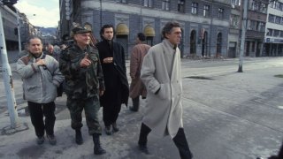 Tournage De Bosna Realise Par Bernard-Henri Levy