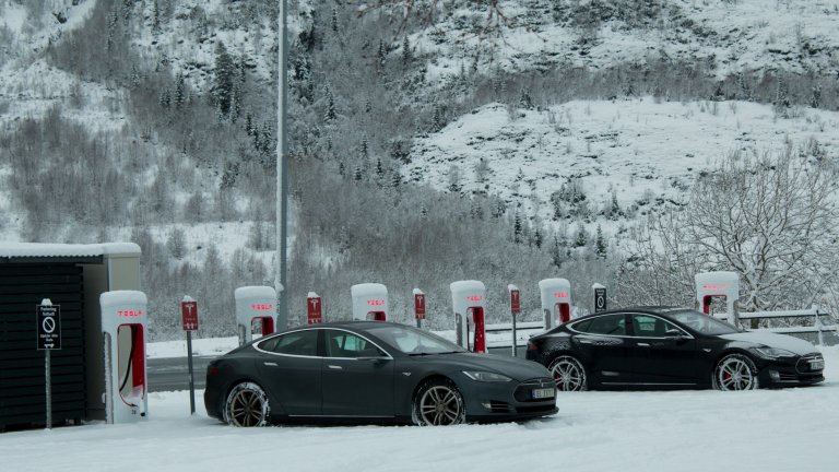 Tesla е най-популярната марка в Норвегия.