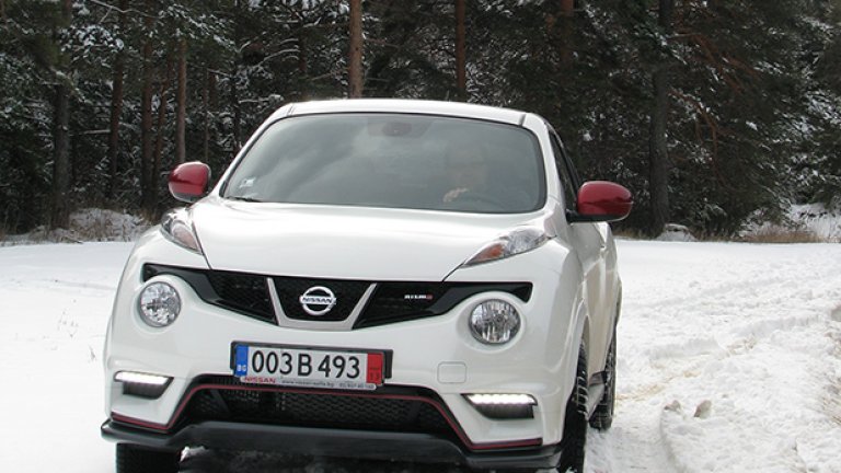 Забавленията на сняг с Juke Nismo са повече от интересни