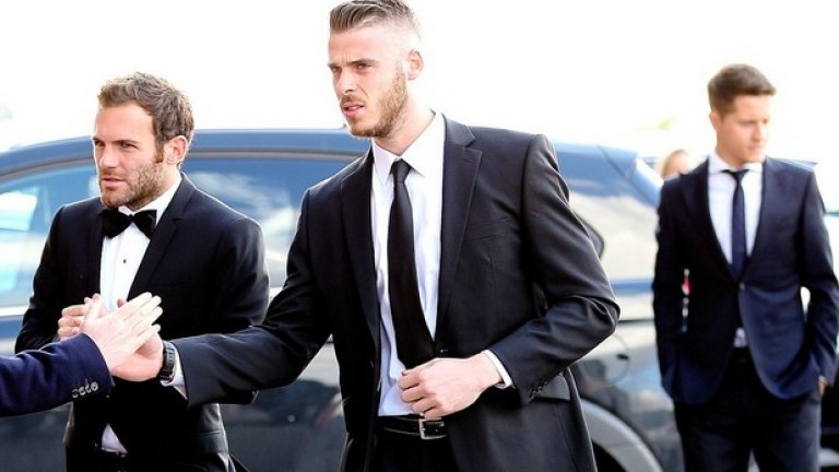 Давид де Хеа пристигна сам