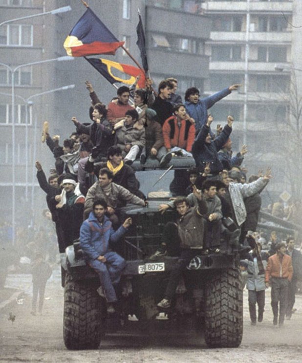 Революцията в Букурещ, която започва на 21 декември 1989 година