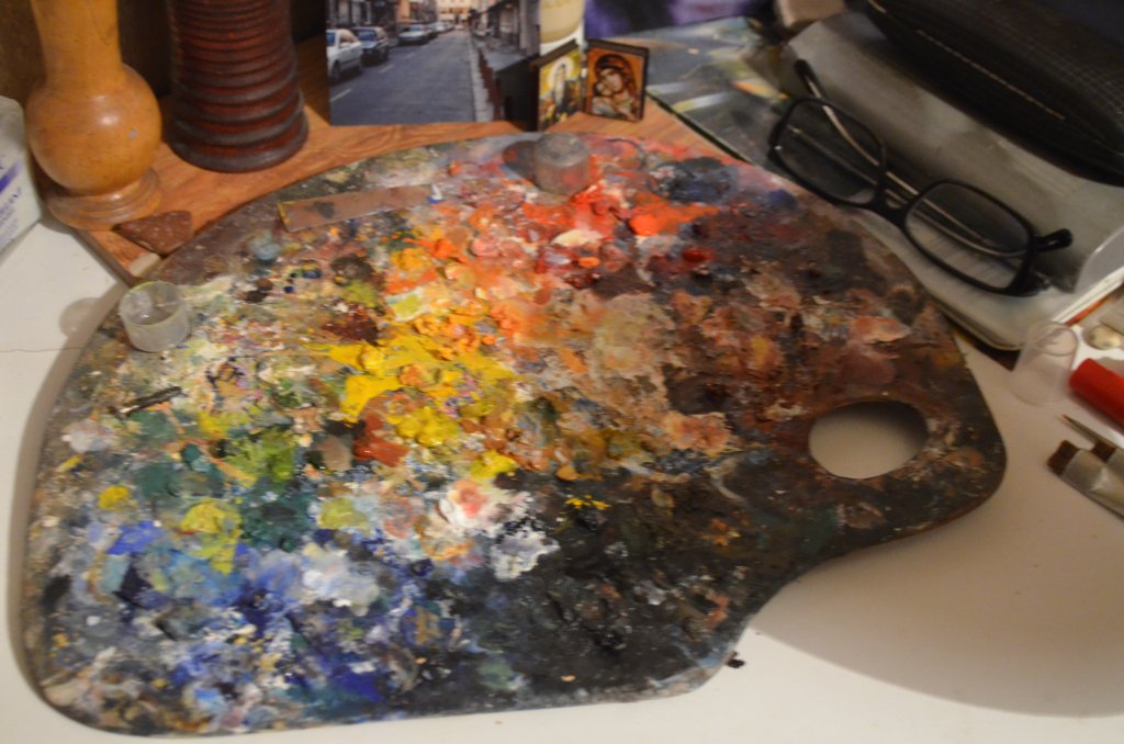 „Палитрата ти да изсъхне е най-голямата трагедия за един художник”, казва Отлин