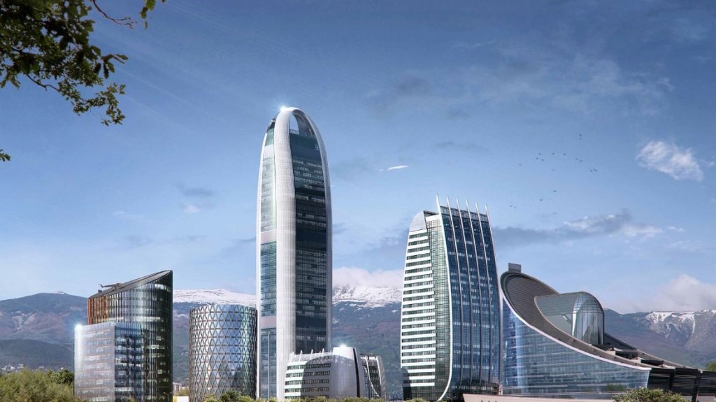 Sky Fort - 202 метра, 47 етажа, незавършен
Когато бъде завършена през 2019-2020-та година, сградата по проект на "AA Architects" ще е най-високата изобщо в страната. Тя ще бъде втората от планираните три сгради от многофункционалния комплекс Sofia Capital City в района край "Цариградско шосе" в София.
