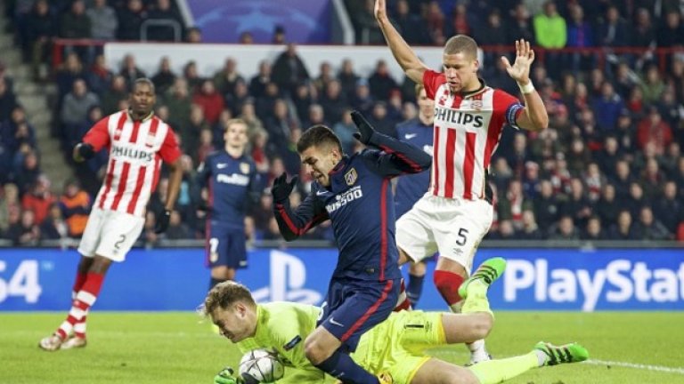 Вратар: Жерон Зоет (ПСВ)
С човек по-малко „филипсите“ удържаха Атлетико (Мадрид) у дома за 0:0, за спасяванията, включително и един на един срещу Антоан Гризман, му спечелиха място в идеалния отбор.