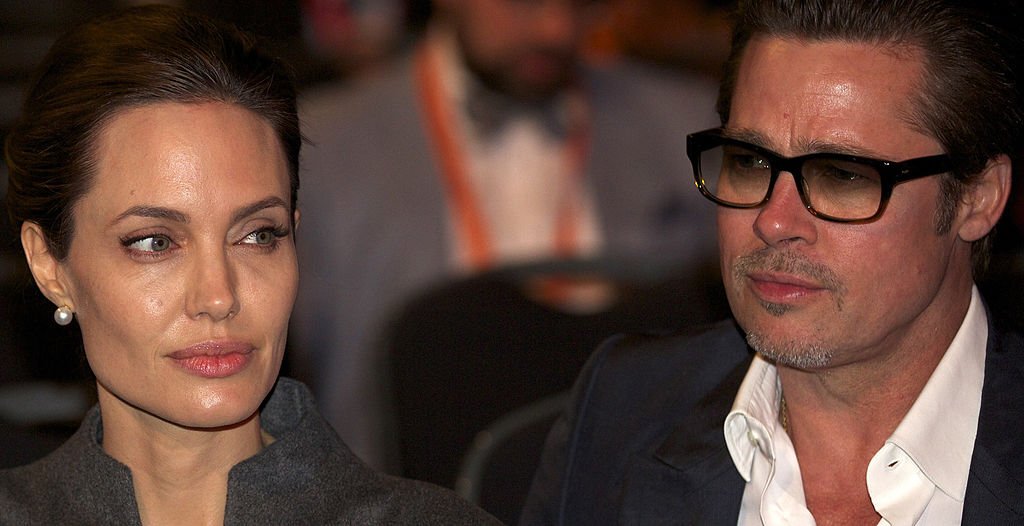 Angelina Jolie and Brad Pitt in London