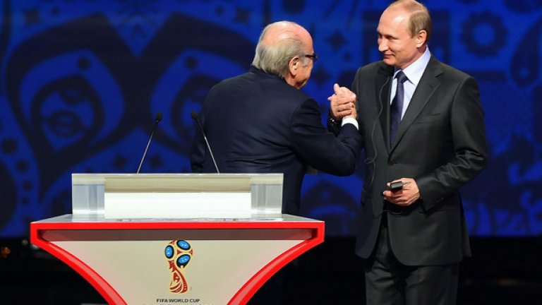 Блатер и Путин за пореден път демонстрираха добрите си взаимоотношения 
