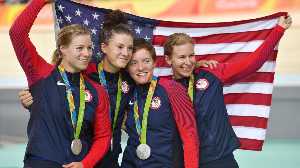 Cycling: 31st Rio 2016 Olympics / Track Cycling: Women's Team Pursuit Finals