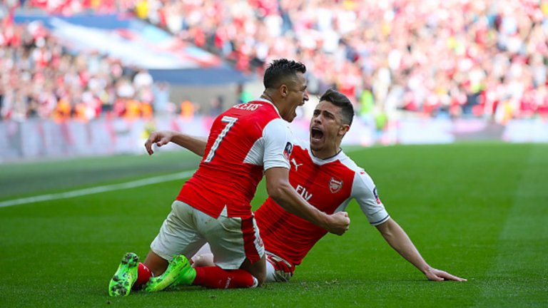Чилиецът Алексис Санчес се превърна в герой за Арсенал.