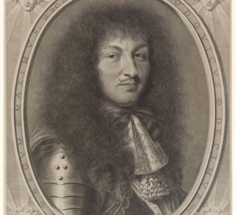 Гравюра на Луи XIV от Робер Нантьой