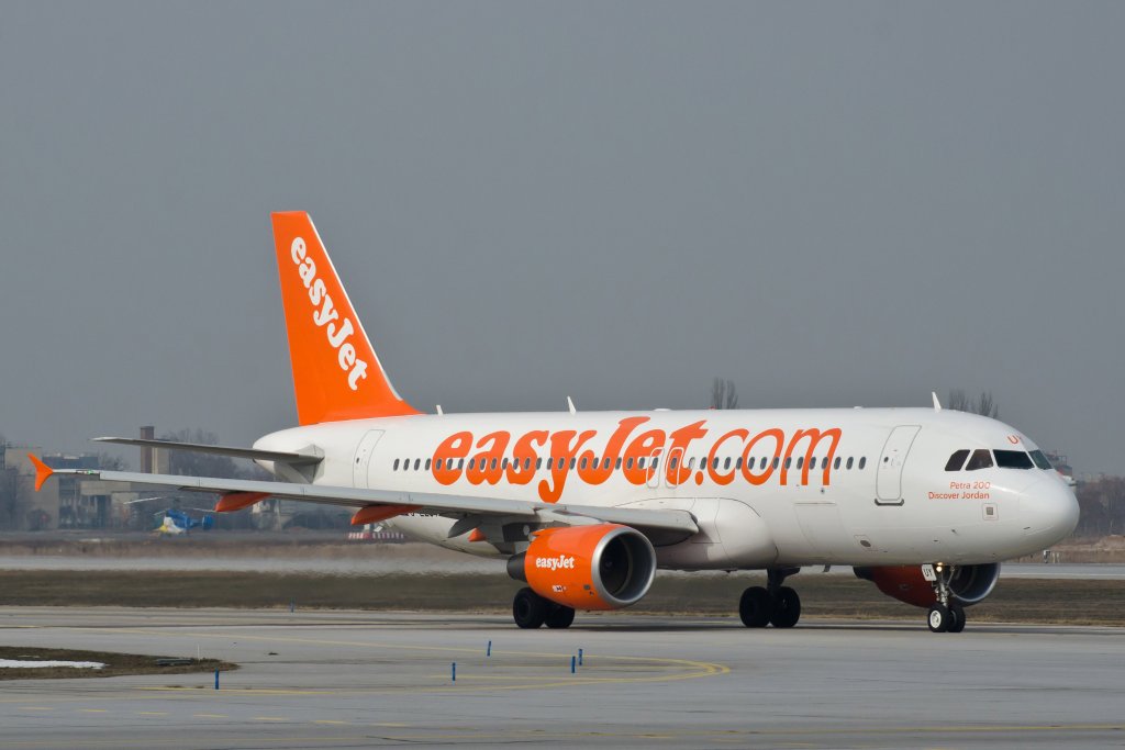 easyJet na letishte Sofia