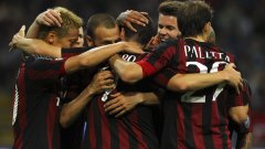 Играчите на Милан победиха за първи път от месец насам.