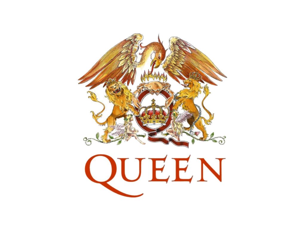 Фреди сам създава логото на групата Queen – самият той има диплома по графичен дизайн от Ealing Art College. Животните са препратка към зодиакалните знаци на членовете – лъвове за Джон и Роджър, рак за Браян и две деви за Фреди. Короната е препратка към и