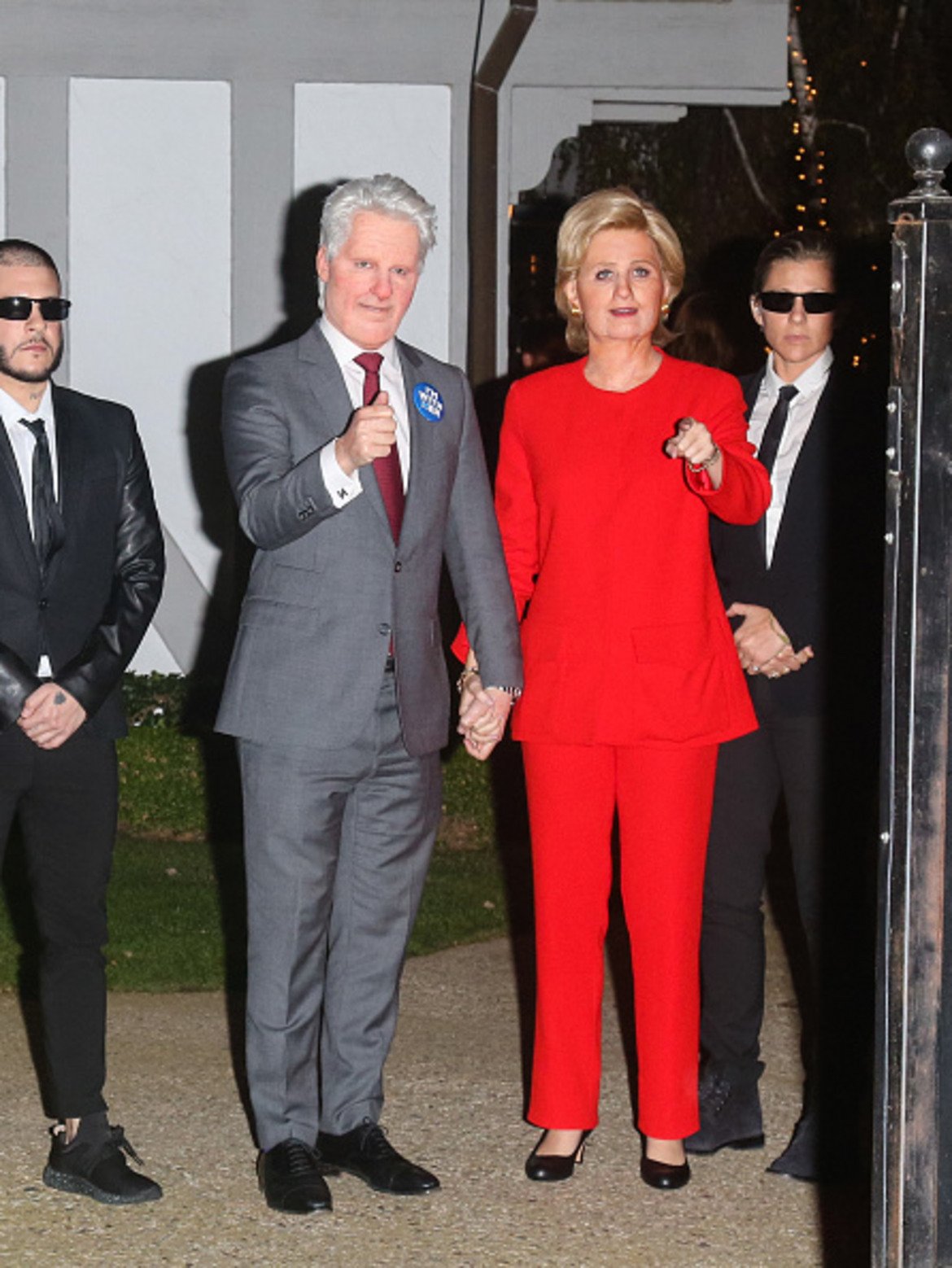  Орландо Блум и Кейти Пери са неузнаваеми като Бил и Хилъри Клинтън 