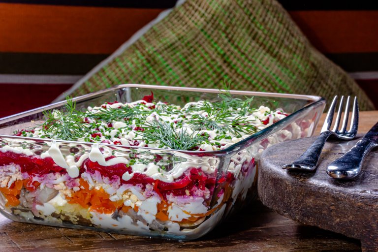 Сельодка под шуба