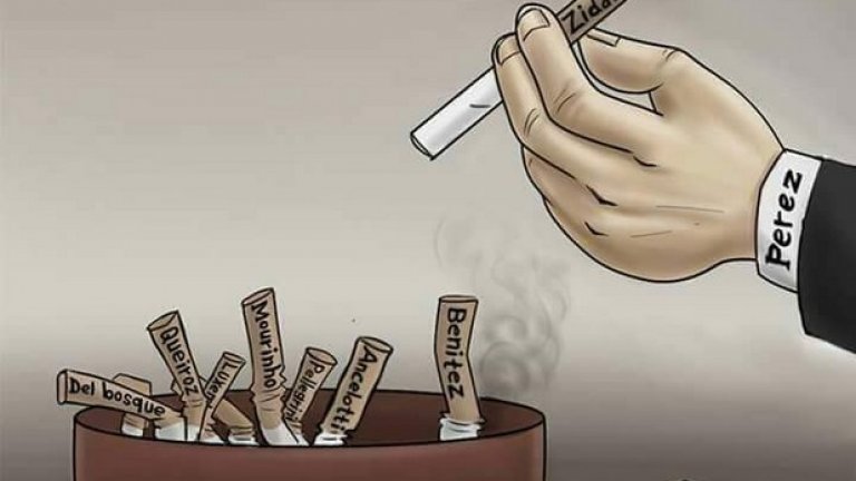 Флорентино Перес „запали поредна цигара“. Колко ще издържи Зидан?
