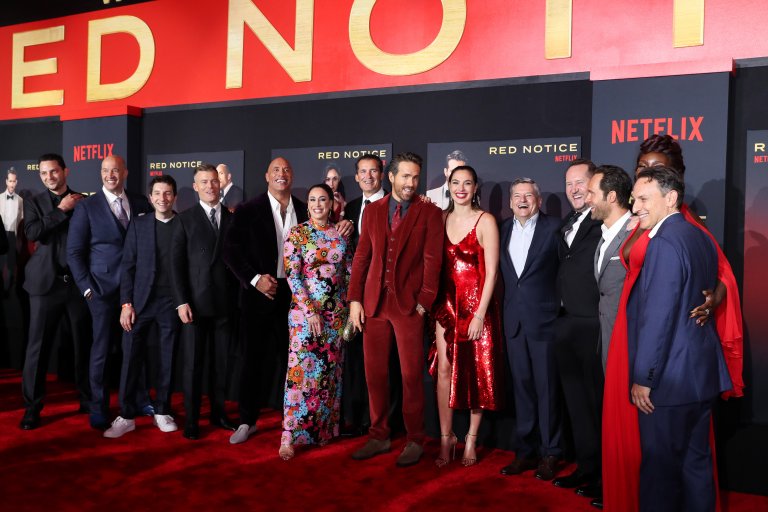 Премиерата на Red Notice в Лос Анджелис