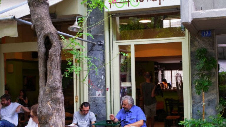 Кафенето "Пагаки" в Атина