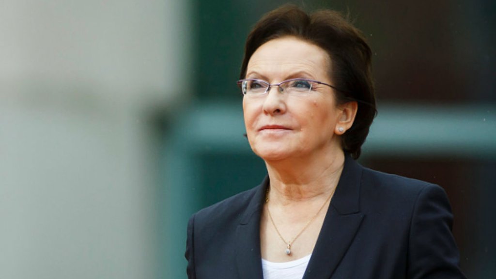 Ева Копач, министър-председател на Полша