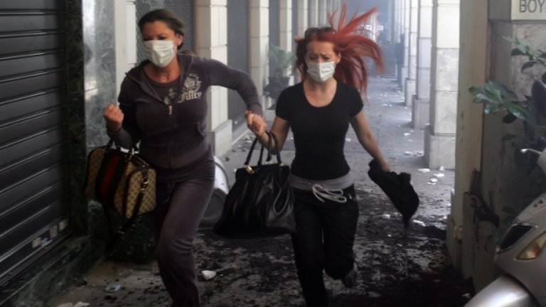 Как стачкуват гърците (фотогалерия)