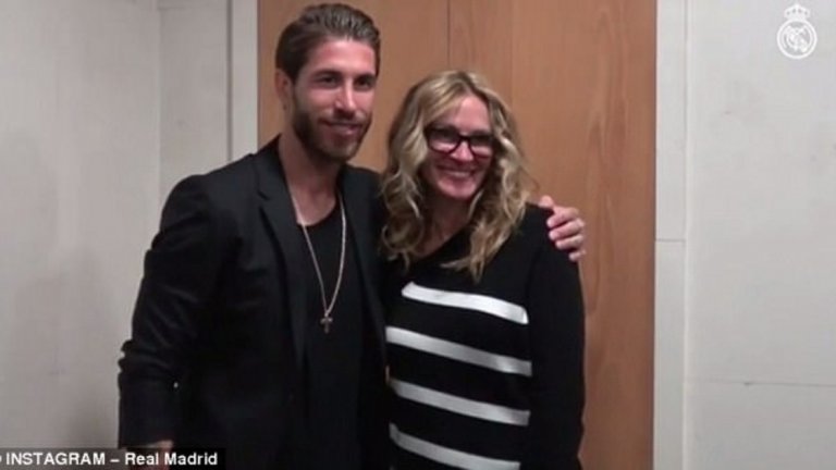 Звездни фенове: Джулия Робъртс на Ел класико