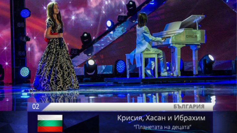 Крисия е най-младата певица в детската Евровизия 2014