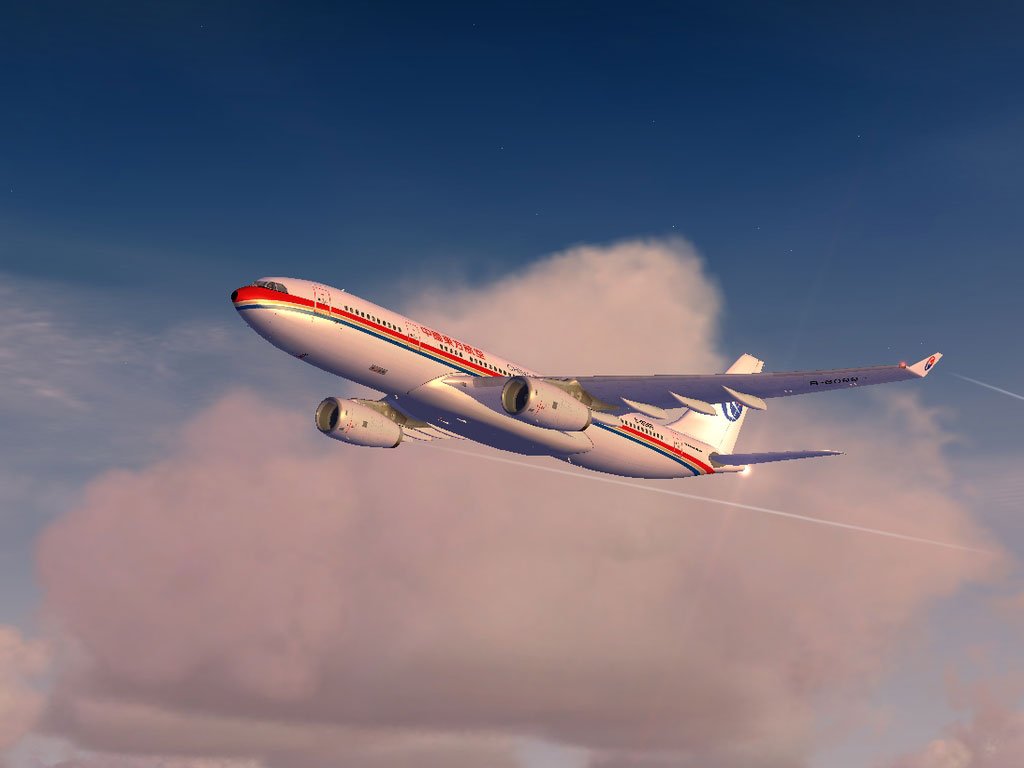 China Eastern Airbus A330 in flight