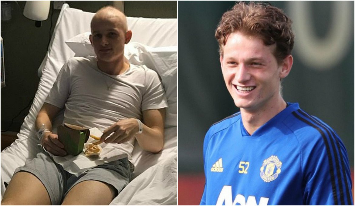 Макс Тейлър е едно от момчетата, което ще пътува с първия отбор на Манчестър Юнайтед за Астана. Само преди година минаваше курсове химиотерапия заради рак на тестисите. 