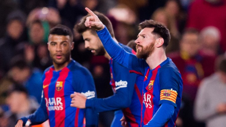 Меси отново беше в основата на победата с участие във всички голове на Барселона