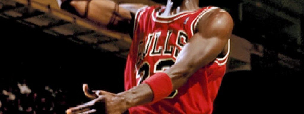 Michael Jordan at Boston Garden