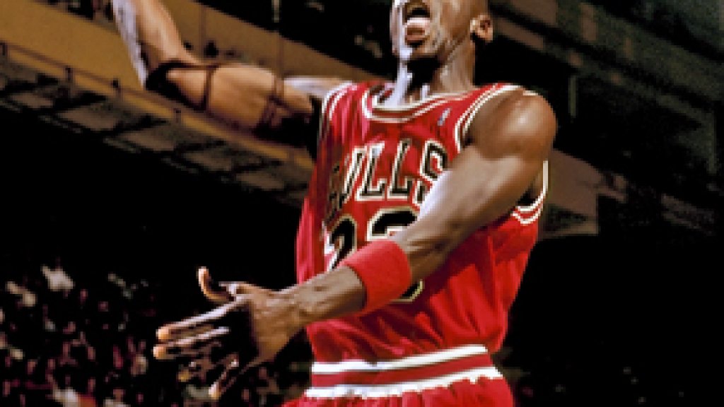 Michael Jordan at Boston Garden
