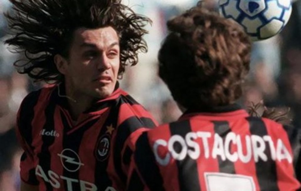 Двама велики в историята на Милан - Паоло Малдини и Били Костакурта.