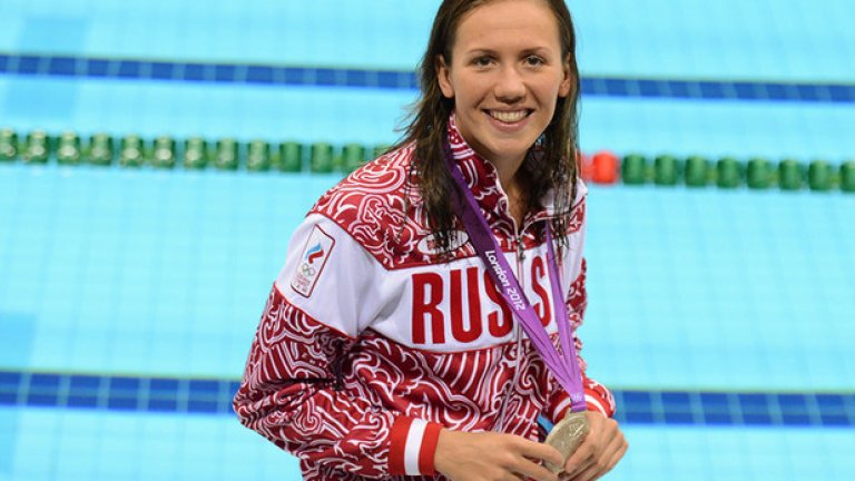 Анастасия Фесикова, плуване
За известно време прекрати кариерата си, но реши да се върне. Фесикова е световна шампионка.
