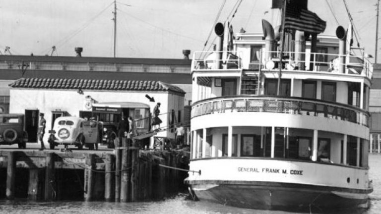 Мами Капоне на посещение в Алкатраз