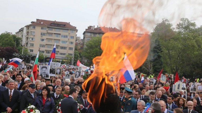 Денят на победата беше отбелязан с марш на "Безсмъртния полк" в София