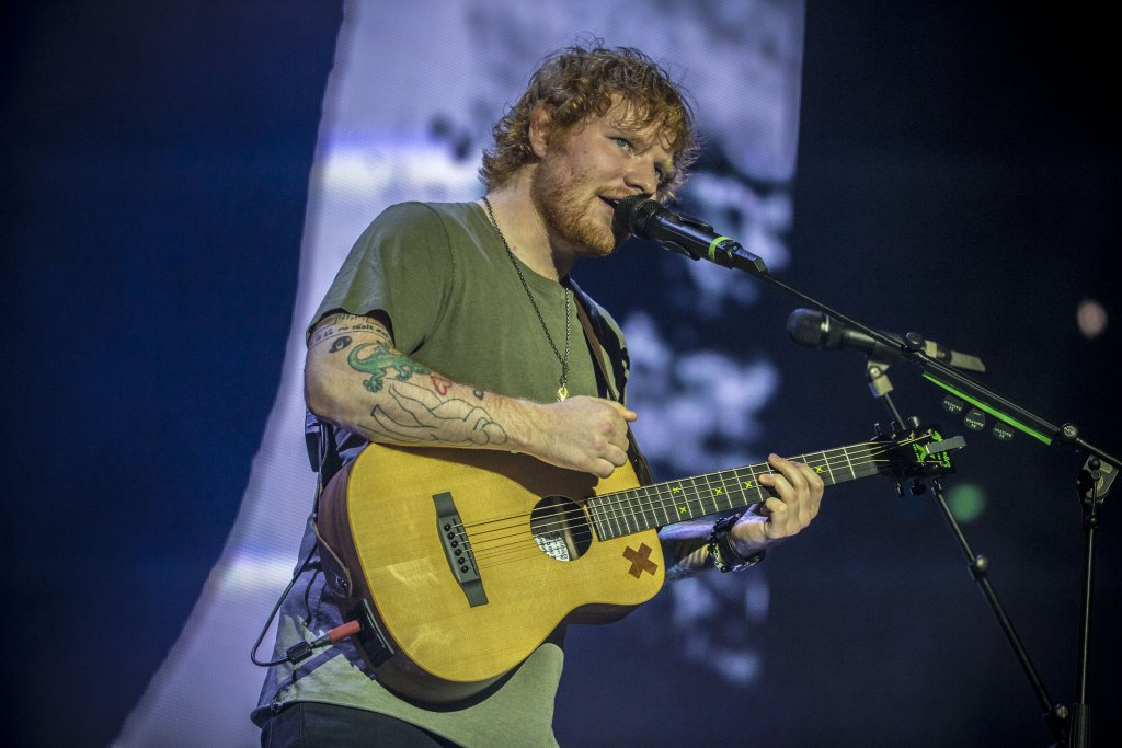 Ed Sheeran Performs In Brisbane