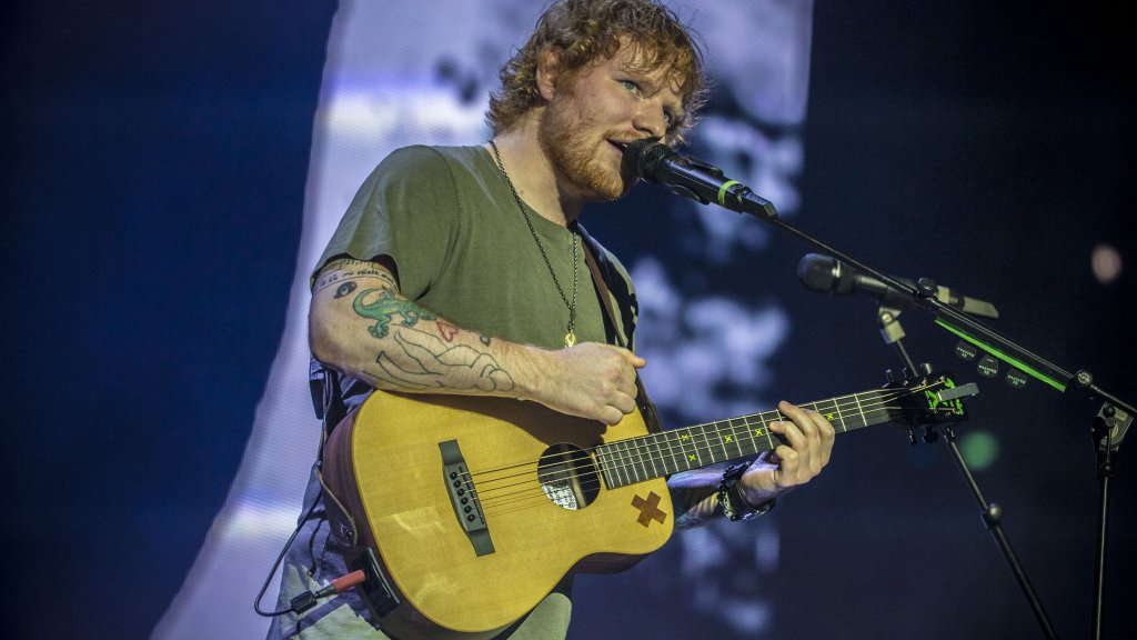 Ed Sheeran Performs In Brisbane