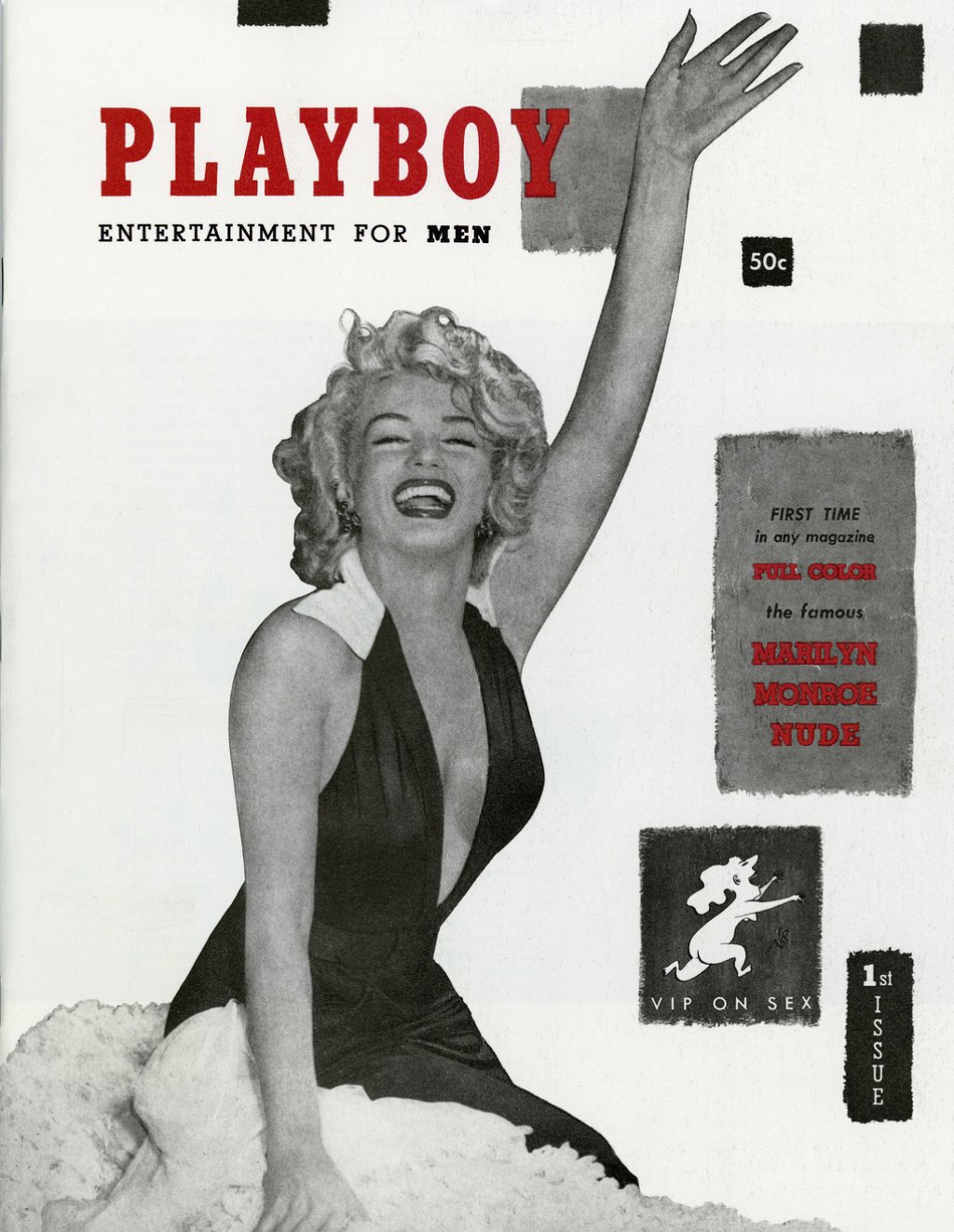Първият брой на Playboy - декември 1953 г. с Мерилин Монро на корицата