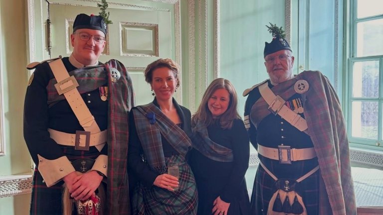 Александра Мирчева с други носители на наградата Keepers of the Quaich