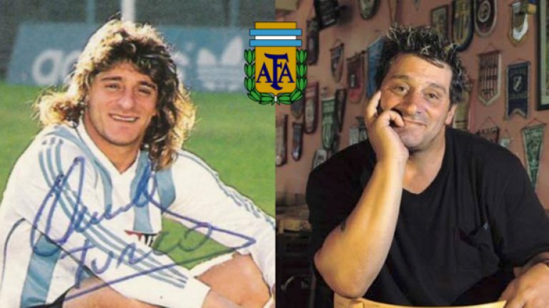 Клаудио Гарсия. Тогава - на 29 г. Днес - на 52 г. До 2014 г. бе треньор на аржентинския Талерес.
