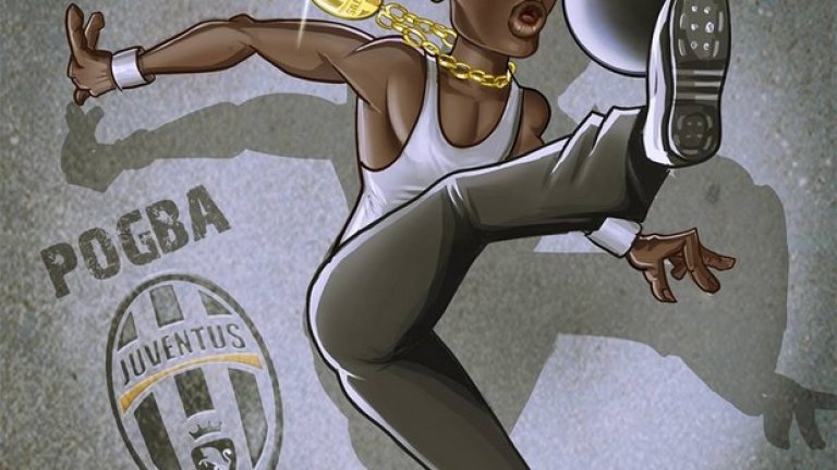 Пол Погба - портрет.