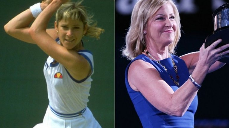 Крис Евърт, 59, притежава 18 титли от Големи шлем.