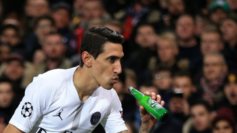 Ди Мария беше посрещнат враждебно и даже фен го замери с бирена бутилка, но той отвърна не само с предизвикателно поведение, но и с две асистенции