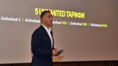 Разликата в Unlimited плановете е в скоростта на интернет връзката (на снимката: Николай Андреев, главен изпълнителен директор на компанията)
