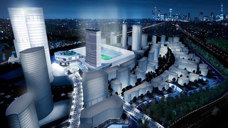 Куинс Парк Рейнджърс представи проект за нов стадион.