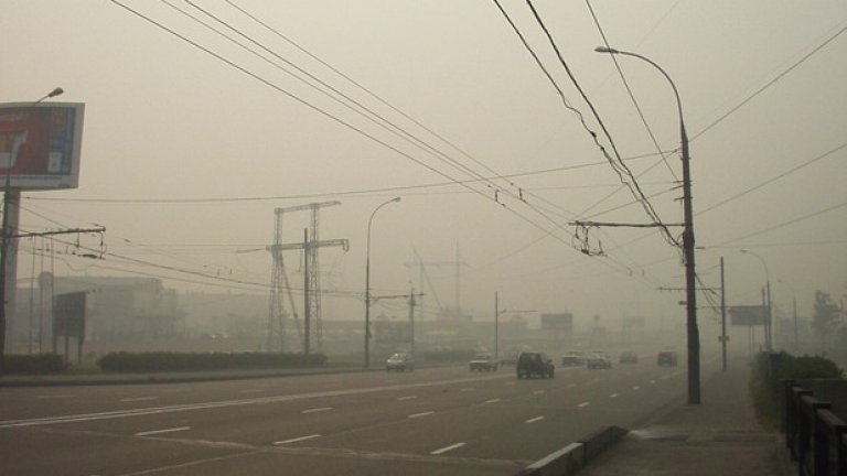 Мъгла и прахово замърсяване над нормата в София