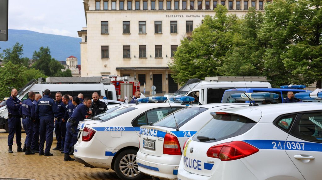 Протест в центъра на София в защита на лева (снимки)