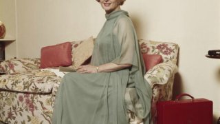 grey shifone dress