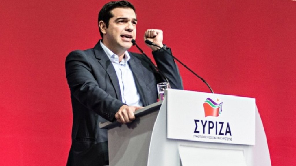 Syriza leader Alexis Tsipras at the party congress in Athens, Greece, 3 January 2015.