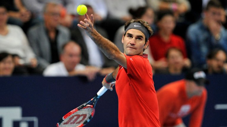 Роджър Федерер изигра поредния си голям мач тази година.