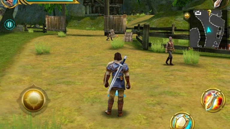 6. Sacred Odyssey: Rise of Ayden (iOS/Android, 2011 г.) 
Преди Gameloft - а и целият мобилен гейминг - да тръгне по мрачния път на микротранзакциите, компанията правеше наистина интересни игри, вдъхновени от известни традиционни поредици. Едва ли ще ви трябват повече от десетина минути, за да разберете, че за Sacred Odyssey: Rise of Ayden дизайнерите са черпили вдъхновение от класиката The Legend of Zelda: Ocarina of Time.
Въпреки това, фентъзи приключението от зората на iOS/Android гейминга има повече от достатъчно достойнства, за да се отличи като добра самостоятелна игра. Ако оценката от цели 84 пункта в Metacritic не ви е достатъчна, то комбинацията от екшън, пъзели, красива графика и приятна приказна история със сигурност ще ви впечатли.
